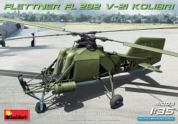 Сборная модель из пластика Вертолет Fl 282 V-21 Колибри, MiniArt (1/35)