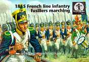 Солдатики из пластика АР 061 Французская линейная пехота на марше (1:72), Waterloo - фото