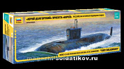 Сборная модель из пластика Российская атомная подводная лодка «Юрий Долгорукий" проекта "Борей» 1:350, Звезда - фото