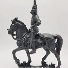 Солдатики из пластика Рыцарь (орел на шлеме) с мечом и копьем, всадник