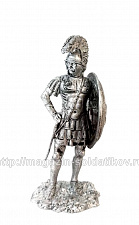 Миниатюра из олова Римский Всадник, конец 3 века н.э. - фото