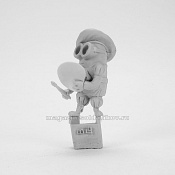 Сборная фигура из смолы Миньон-Художник, 40 мм, ArmyZone Miniatures - фото