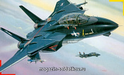 Сборная модель из пластика Военный самолет F-14 Tomcat «Black Bunny», (1:144), (3) Revell - фото