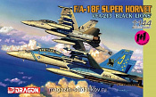 Сборная модель из пластика Д Самолет F/A-18F SUPER HORNET VFA-213 'BLACK LIONS' (1/144) Dragon - фото