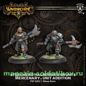 Mercenary Steelhead halberdiers (2) BLI, Warmachine - фото