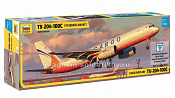 Сборная модель из пластика Грузовой самолет Ту-204-100С (1/144) Звезда - фото