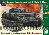 Сборная модель из пластика Немецкий огнеметный танк ТII «Фламинго» (1/35) АРК моделс - фото