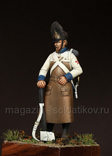 Сборная фигура из смолы SM 5419 Циммерманн австрийской линейной пехоты (1809-1815), 54 мм, SOGA miniatures - фото
