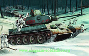 Сборная модель из пластика Танк Т - 34/76 мод. 1942 г. 1:16 Трумпетер - фото