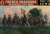 Солдатики из пластика French Late War Dragoons in Reserve (1/72) Strelets - фото