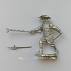 Сборная миниатюра из смолы Артиллерист с пальником, 28 мм, Аванпост