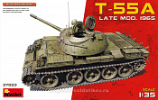 Сборная модель из пластика Танк Т-55А поздних модификаций, 1965 г., MiniArt (1/35) - фото