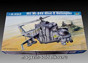 Сборная модель из пластика Вертолет Ми - 24В 1:35 Трумпетер - фото
