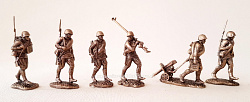 Фигурки из бронзы Они сражались за Родину, набор из 6 фигур, Магазин Солдатики
