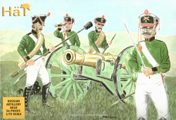 Солдатики из пластика Napoleonic Russian Artillery, (1:72), Hat