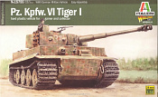 Сборная модель из пластика ИТ Танк Pz.Kpfw. Vi Tiger I, 28 мм, Italeri - фото