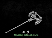 Сборная миниатюра из металла Артиллерийский передок, Наполеоника, 28 мм, Berliner Zinnfiguren - фото