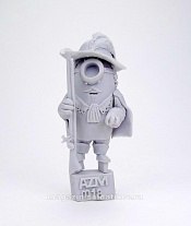 Сборная фигура из смолы Миньон-мушкетер, 40 мм, ArmyZone Miniatures - фото