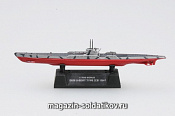 Масштабная модель в сборе и окраске Подводная лодка U-9B 1941 г. 1:700 Easy Model - фото