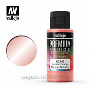 Краска акрил-уретановая Vallejo Premium, Металлик оранжевый 60 мл, Vallejo Premium - фото