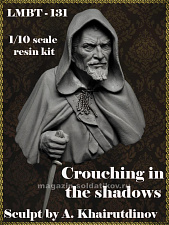 Сборная миниатюра из смолы Crouching in the shadows 1/10, Legion Miniatures - фото