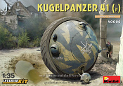 Сборная модель из пластика Kugelpanzer 41( r ). с Интерьерьером, MiniArt (1/35) - фото