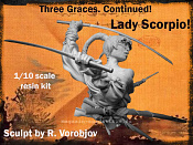 Сборная миниатюра из смолы Three Graces. Continued! Lady Scorpio!, 1/10, Legion Miniatures - фото