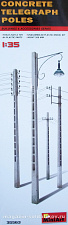 Бетонные телеграфные столбы MiniArt (1/35) - фото