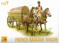 Солдатики из пластика French Baggage Wagon,(1:72), Hat
