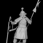 Сборная миниатюра из смолы Китайский тяжеловооруженный пехотинец XIII в.н.э. 54 мм, Chronos miniatures