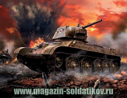 Сборная модель из пластика Советский танк «Т-34/76» (1/35) Звезда