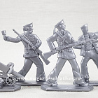Солдатики из пластика Матросы, 54 мм ( 9+3 шт, цвет-серебряный, в кор), Воины и битвы