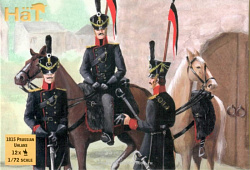 Солдатики из пластика Napoleonic Prussian Uhlans, (1:72), Hat