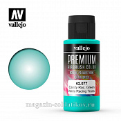 Краска акрил-уретановая, зеленый candy, 60 мл, Vallejo Premium - фото