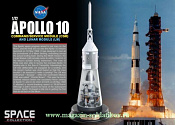 Сборная модель из пластика Д Космический аппарат NASA Apollo 10 command module & lunar module (1/72) Dragon - фото
