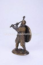 Миниатюра из бронзы Воин Ассир VS-02, (бронза), 40 мм, Золотой дуб - фото