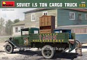 Сборная модель из пластика Советский 1,5-тонный грузовой автомобиль MiniArt (1/35) - фото