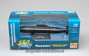 Масштабная модель в сборе и окраске Подводная лодка «Акула» 1:700 Easy Model - фото