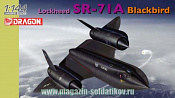 Сборная модель из пластика Д Самолет SR-71A Blackbird (1/144) Dragon - фото