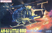 Сборная модель из пластика Д Вертолет AH-6J Little Bird (1/35) Dragon - фото