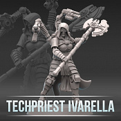 Сборные фигуры из смолы Techpriest Ivarella, 28 мм, Артель авторской миниатюры «W» - фото