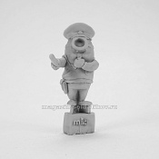 Сборная фигура из смолы Миньон-сотрудник ДПС, 40 мм, ArmyZone Miniatures - фото