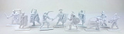 Солдатики из пластика Последняя битва, набор из 10 фигур (белый) 1:32, ИТАЛМАС - фото