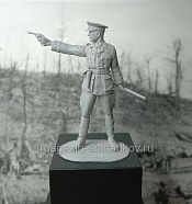 Сборная фигура из смолы Британский офицер 1/35 Shot Mini - фото