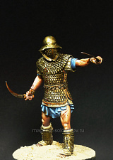 Сборная фигура из смолы Gladiator dimacher, 75 мм, Mercury Models - фото