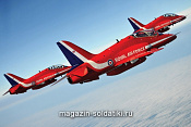 Сборная модель из пластика ИТ Самолет HAWK T1A «Red Arrows» (1/72) Italeri - фото